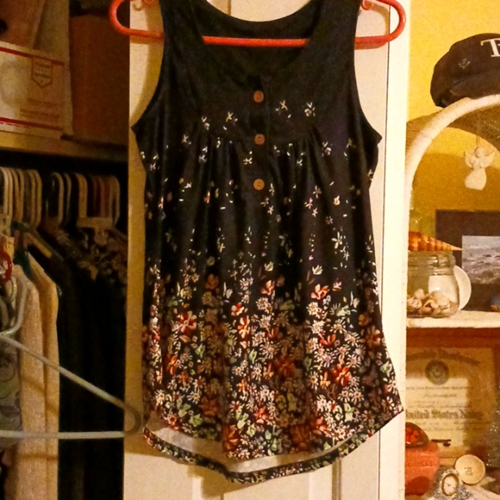 Summer floral top